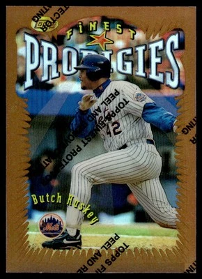 1996 TOPPS FINEST PRODIGIES REFRACTOR Butch Bellenger - Image 1 of 2