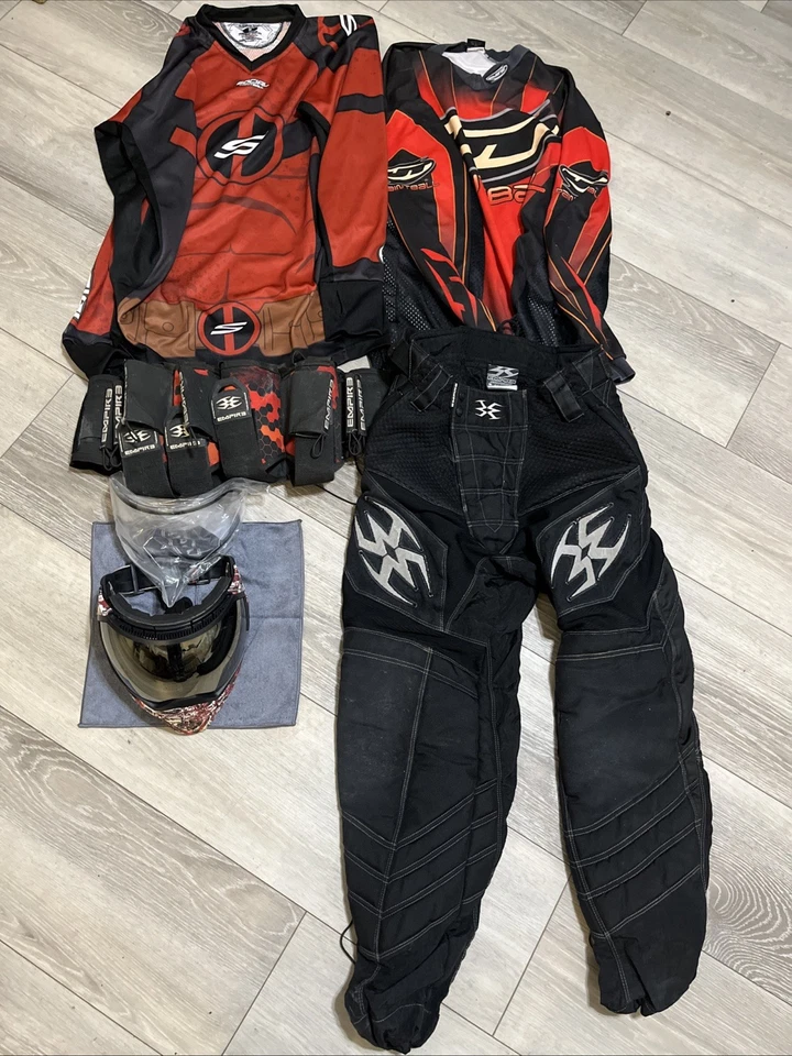 Paintball Gear Set!! Vintage JT jersey/pants/EVS Mask+ New Lenses/4+7 Pod Pack! - Image 1 of 3