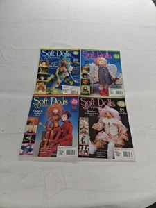 (4) SOFT DOLLS & ANIMALS MAGAZINE LOT COMPLETE INTACT WITH PATTERNS - Bild 1 von 1