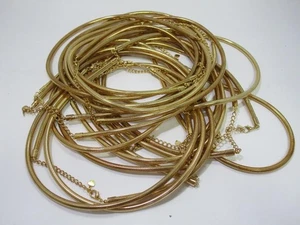 Konvolut vergoldeter Halsketten (20 St.) aus Geschäftsauflösung   GS7385 - Picture 1 of 3