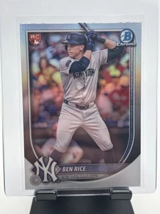 2025 Bowman Chrome Ben Rice #85 RC ROSSO DISTINTIVO ROOKIE - Foto 1 di 2
