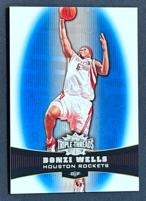 2007 TOPPS TRIPLE THREADS BONZI WELLS /25 - Image 1 of 2