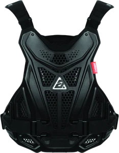 Answer 451908 Apex 1 CE Roost Guard Chest Protector Black/White One Size - Picture 1 of 2