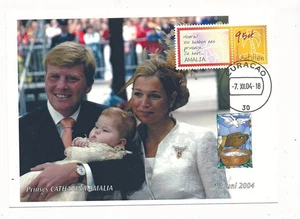 D434072 Netherlands Antilles Maximum Card Royalty Princess Catharina Amalia - Picture 1 of 1