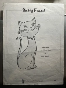 B 1975 "Easy" Cat Noten SASSY FRASSI von Jack Butler - Bild 1 von 2