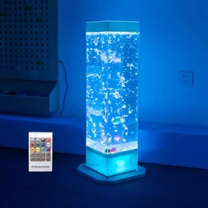 Customizable Soothing Bubble Fish Tank with Remote Control – Sensory-Friendly... - Picture 1 of 6