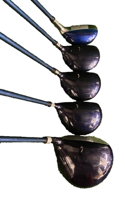 Linksman Lady Wood Set 420cc 12* Driver 3w,5w,7w,5h Ladies Graphite RH New Grips - Image 1 of 4