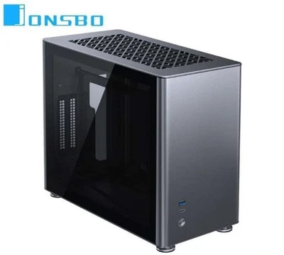 Jonsbo A4 ITX SFX Dual Window PC Case - Image 1 of 4