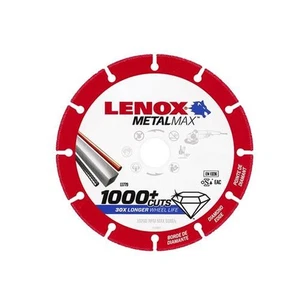 LENOX METALMAX Cut Off Disc 115 x 1.3 x 22.23mm Solid Steel Body LEN2030865 - Picture 1 of 2
