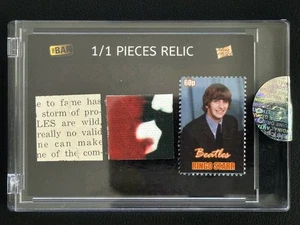 2020 The Bar Pezzi Del Passato Ringo Starr Beatles Stamp Reliquia #1/1 - Foto 1 di 2