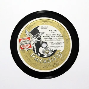 TONY YOUNG'S RAMBLERS (George Fisher) "Virginia" (EE+) PICCADILLY 190 [78 RPM] - Bild 1 von 2