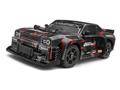 MAVERICK QuantumR Flux 4S 1/8 4WD Muscle Car Black/Red 150350 Street Basher - Bild 1 von 4