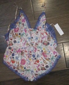 URBAN OUTFITTERS OUT FROM UMDER LOLA SATIN CAMI & SHORT SLEEP PJ SET  SIZE SMALL - Picture 1 of 3
