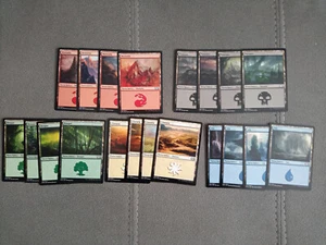 Lote set tierras basicas de M15 / land - mtg -magic 20/20 - Imagen 1 de 1