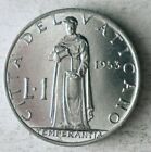 1953 Vatican City Lira - Au - Low Mintage - Free Shipping - Vatican Bin E