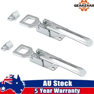 x2 Heavy Duty Over Centre Fastener Lock latch (Weld On) Trailer Tray Ute Camper - Picture 1 of 13