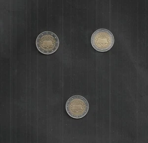 2 € Sondermünze Deutschland 2007, Römische Verträge, Auswahl A - J, gebraucht - Bild 1 von 7