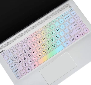 Keyboard Cover for HP Pavilion X360 14" & HP Laptop 14 14-Dq 14-Fq 14-Dk 14M-Dh - Picture 1 of 12