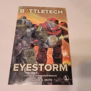 BattleTech Eyestorm novela de William Keith MechWarrior Topps catalizador de bolsillo - Imagen 1 de 2