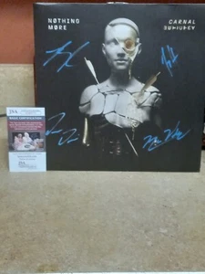 Nothing More Banda de Rock Metal Músicos Firmado Carnal Vinilo GRABACIÓN JSA AT85771 - Imagen 1 de 7