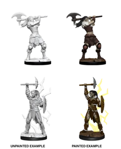 WizKids Dungeons & Dragons Nolzur's Marvelous Goliath Barbarian Female miniatura - Foto 1 di 1