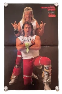 Ricky Morton Robert Gibson Rock n Roll Express Poster 25.8cm × 41cm NWA WCW AWA - Picture 1 of 3