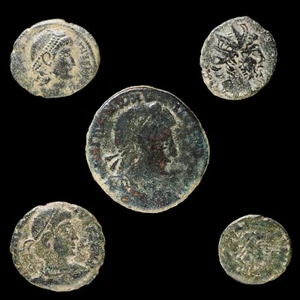 Imperio Romano, lote de 5 monedas. - Picture 1 of 3