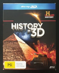 History in 3D 3D Blu-Ray Region B 3 disc set World War II Titanic World History - Bild 1 von 9