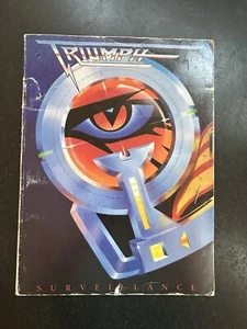 1988 Triumph "Surveillance" Songbook mit RIK EMMETT -- Cover Gebrauchsspuren; Top innen - Bild 1 von 11