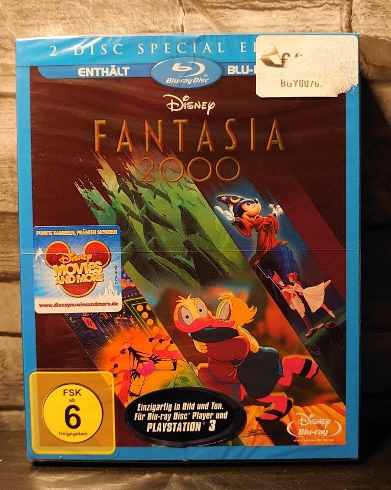 Blu Ray DVD Walt Disney Fantasia 2000 Special Edition