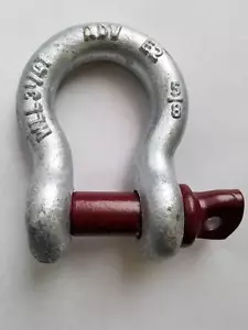 5/8" Shackles Screw Pin Clevis Anchor Shackle Rope Cable Chain - Picture 1 of 1