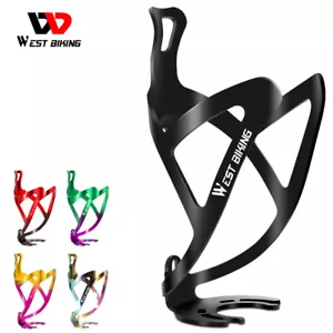 WEST BIKING 1pcs Bicycle Water Bottle Cage Aluminum Bike Bottle Holder 2 Screws - Picture 1 of 17