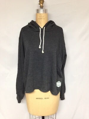 Sudadera con Capucha Recortada Soffe Juniors Talla Grande Curves 5639C Negra 2X Nueva con Etiquetas Foto 1 de 4