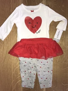 Carter’s 2 Piece Valentine’s Day Outfit NWT 3 Mo - Picture 1 of 1