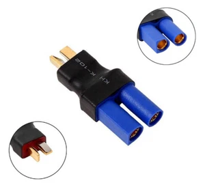 ✅ EC5 Buchse auf T Plug Stecker Adapter Goldstecker Male Female Connector Gold ✅ - Bild 1 von 2