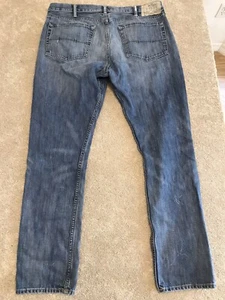 Ralph Lauren Polo Jeans Men's Size 38 x 32 Slim Fit Light Distressing - Picture 1 of 14