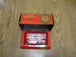 MATCHBOX MODELS OF YESTERYEAR 1931 AEC DIDDLER TROLLEYBUS LONDON Y-10 1987 - Picture 1 of 9