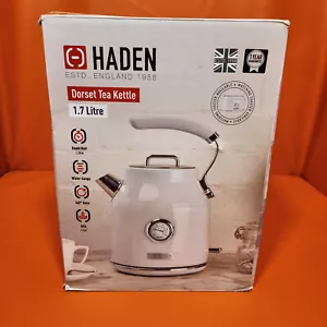 Haden Dorset Bollitore Tè Elettrico Acciaio Inox 6 Tazze Bollizione Rapida Colore Bianco - Foto 1 di 24