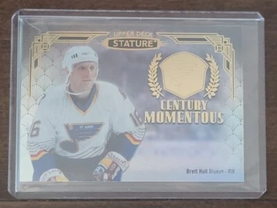 2020-21 Upper Deck Stature Hockey Brett Hull Century Momentous  - Image 1 of 2