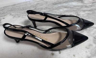 Zapatos de tacón Stuart Weitzman de charol negro talla 4 Foto 1 de 4