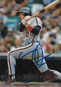 MICKEY TETTLETON SIGNED AUTO 1994 FLEER ULTRA CARD 357 DETROIT TIGERS ATHLETICS - Picture 1 of 3