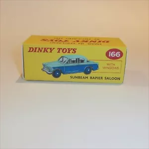 Dinky Toys 166 Sunbeam Rapier Blue Repro Box - Bild 1 von 4