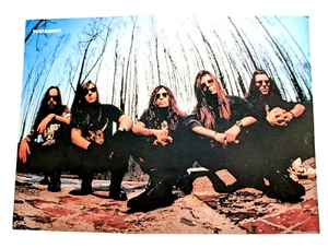 TESTAMENT / CHUCK BILLY / BAND MAGAZINE FULL PAGE PINUP POSTER CLIPPING (1) - Picture 1 of 1