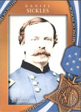 2009 Topps American Heritage Heroes Medal of Honor #MOH13 Daniel Sickles - NM-MT