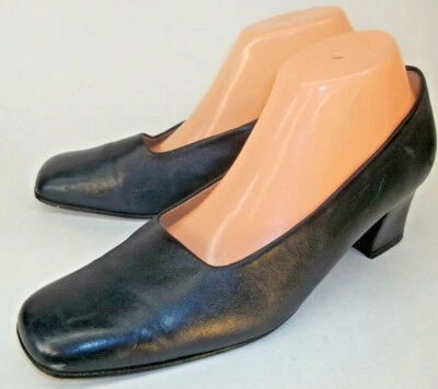 Zapatos de salón de trabajo Enzo Angiolini para mujer EE. UU. 9,5 M de cuero azul 1362 Foto 1 de 4
