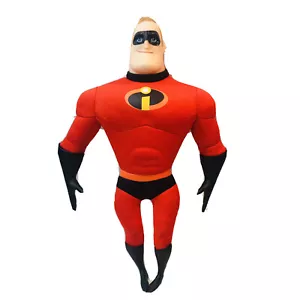 Disney Pixar Jakks Incredibles 2 MR. Figura de felpa INCREÍBLE DE 14" con cabeza de vinilo - Imagen 1 de 11