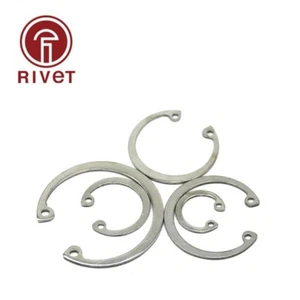 Anillo elástico externo de retención tipo C de acero inoxidable 304 DIN472 tipo clip a presión - Imagen 1 de 6