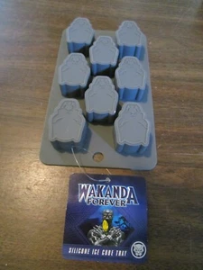 Neu/Etikett Marvel Black Panther Wakanda Forever Silikon Eiswürfelform KOSTENLOSER VERSAND - Bild 1 von 6