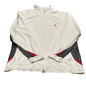 Vintage Air Jordan 3 Windbreaker Jacket Mens 3XL Cement Elephant Print Y2K MJ 23 - Picture 1 of 21