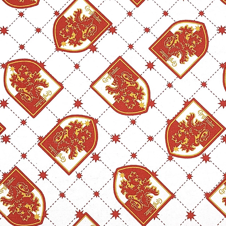 Harry Potter Wizarding World Gryffindor 100% Cotton Fabric by The Yard - Image 1 of 1